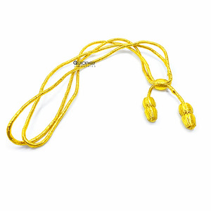Customized Metallic Thread Ceremonial Hat Cords with Custom Logo & Color QUICK WAY INDUSTRIES Made in Pakistan - Product Image 6