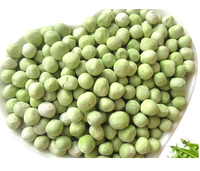 Gedroogde (vriesgedroogde) zure groene erwten in bulk, vacuüm verpakt, knapperig, voedzaam, snack, kookingrediënt, voorbereiding maaltijden