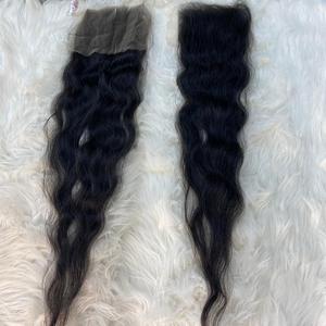 Venta al por mayor Cierre Frontal Onda natural Alta calidad Virgen vietnamita Cabello humano Doble dibujado HD Encaje o encaje transparente - Product Image 4