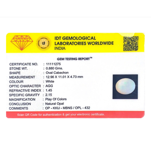 Natural Yellow White Opal Rough Loose Gemstone Lot 4.4 Carat Certified Wholesale - Product Image 4