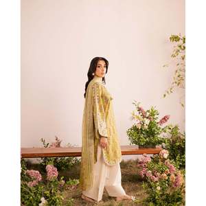 Robes de soirée de créateur Top et Salwar avec un look Dupatta élégant et élégant - Product Image 4