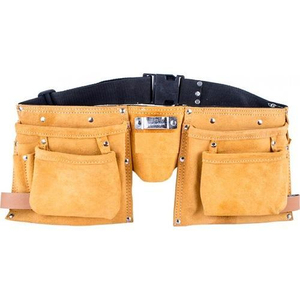 Cow Split Leather Waist Tool Bag with Pocket - Product Image 1