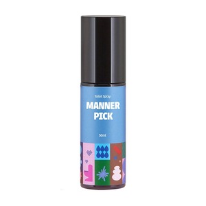 [MANNERPICK] Spray désodorisant pour toilettes Technologie de décomposition des molécules d'odeur Formule avancée Kit d'aide - Product Image 1