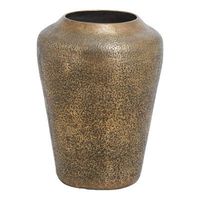 Vase en métal moderne de luxe METAL WAVE - Écologique, durable, facile à nettoyer pour la maison, le bureau, le salon - Meubles pour améliorer la décoration de la maison