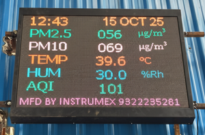 Moniteur de poussière INSTRUMEX AQM-9XX PM2.5/PM10/TSP, surveillance des données en temps réel via 4G LTE et cloud, équipement de surveillance des données, indice de protection IP54, -20°C~60°C - Product Image 3