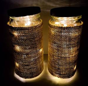 Élégant porte-bougie en rotin avec design tressé à la main, texture naturelle, éclairage d'ambiance chaleureux, décoration intérieure - Product Image 2