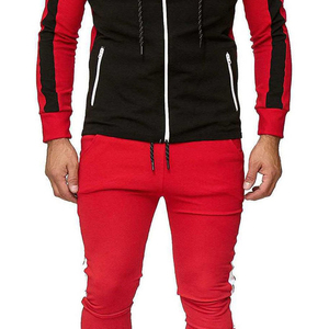 Conjunto Deportivo de Invierno para Hombre 2 en 1, Sudadera con Capucha Transpirable de Forro Polar, Pantalones Ajustados con Logotipo Frontal, Ropa Deportiva Personalizada para Correr - Product Image 6