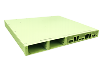 Casing Server Aluminium Alloy Hijau Kustom 1U/2U Berlapis Bubuk 5052AL OEM