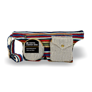 <b>Hemp</b> Cotton Fanny Pack Travel <b>Backpack</b> with Comfortable Waistband for Outdoor Adventures - Product Image 2