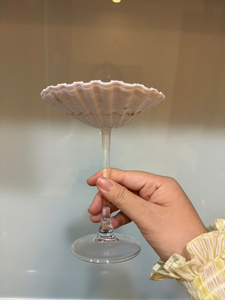 Verre à vin artisanal en coquillages, décoration côtière, mariage sur la plage, objet de collection, cadeau naturel du Nouvel An, souvenir artisanal - Product Image 2
