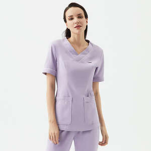 Uniformes de Enfermería Profesionales de Alta Calidad en Algodón y Poliéster, Uniformes Médicos de Manga Corta, Conjuntos de Uniformes de Hospital Unisex - Product Image 2