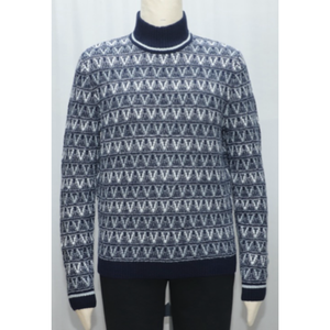 Suéter de Punto de Algodón Personalizado para Hombre, OEM ODM, Transpirable, Antiarrugas, de Secado Rápido, Jacquard de Invierno, a la Moda, Venta al por Mayor - Product Image 5