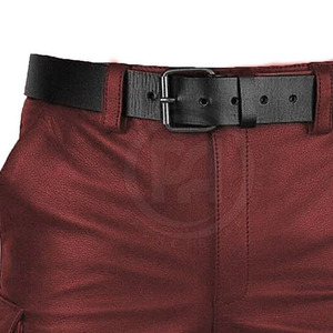 Factory Made Custom Design Your Own Logo Men Casual <b>Leather</b> <b>Shorts</b> Comfortable Fashion Wear Men <b>Leather</b> <b>Shorts</b> - Product Image 6