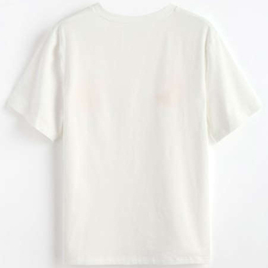 T-shirts pour femmes, écologiques, de haute qualité, col en V compressé, manches courtes, coupe régulière, respirants pour l'été, service OEM personnalisé - Product Image 6