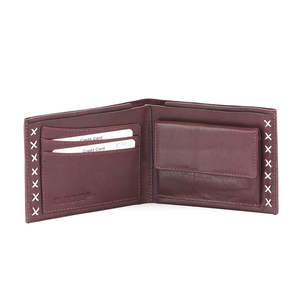 Portefeuille Homme en Cuir Véritable Pliant, Porte-Cartes en Cuir Pleine Fleur, Nouveau Design Tendance Luxe Vintage Court RFID Polyester - Product Image 3