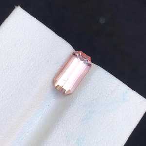 Tourmaline rose pêche taille octogonale, pierre précieuse naturelle d'origine afghane, pierre brute de haute qualité pour bijoux, vente en gros - Product Image 1