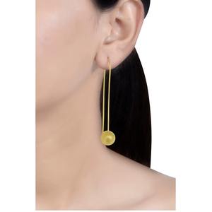 Exportateur indien de boucles d'oreilles plaquées or pour femmes, pour mariage, fête, festival et usage quotidien, disponibles à un prix raisonnable - Product Image 1