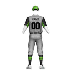 Unisex Customized Breathable Baseball Softball Uniform Set Adult Team Sportswear Embossed Jerseys Plus Size Quick Dry - Product Image 3