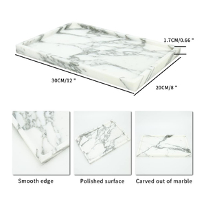 Bandeja Decorativa Moderna de Lujo Personalizada para Servir Frutos Secos, Hecha a Mano, de Ónix y Mármol, Plato de Piedra Natural para Cocina y Sala de Estar - Product Image 3