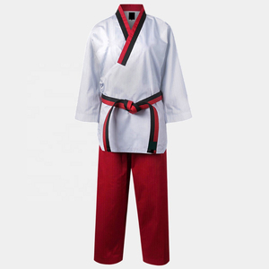 Uniforme de Taekwondo Personalizable para Hombre, Ligero, de Secado Rápido, Transpirable, Tela de Poliéster/Algodón, Costuras Reforzadas, Color y Talla Personalizables - Product Image 1
