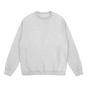 Sweat-shirt à capuche oversize sans marque en coton de qualité OEM Logo personnalisé Sweat-shirt ras du cou pour hommes - Product Image 3