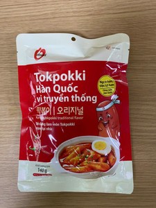 O'Food Instant Korean Tokpokki 140g Traditional Gochujang Flavor Authentic Korean Rice Cake Wholesale Daesang - Product Image 2
