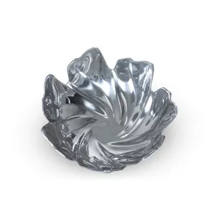 Bol en métal artisanal de qualité supérieure avec texture martelée à la main et silhouette sculpturale organique pour la décoration hôtelière – Métal moderne de luxe - Product Image 2