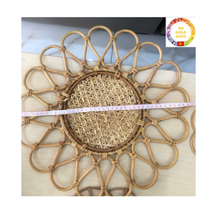 Rattan Tableware Placemat | Handmade Wicker | Eco-Friendly Charger <b>Plate</b> | Hotel Restaurant Bulk - Product Image 4