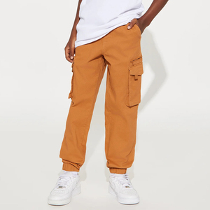 Kids Cargo Jogger Pants Lightweight Durable And Breathable Trendy Streetwear / High-Quality Design Custom Colors Sizes Available - Product Image 2