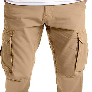 Pantalon cargo en coton Ripstop slim, multi-poches, léger, durable, vêtements de travail d'extérieur, fabrication OEM personnalisée, vente en gros - Product Image 6