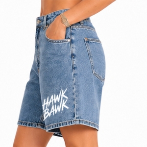 Shorts en jean pour femmes, coupe décontractée, premium, élégants, confortables, durables, vintage, décontractés, coupe confortable, tissu doux et respirant - Product Image 3