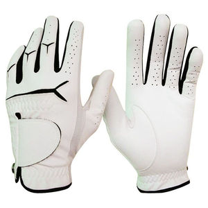 Latest Fashion Plain High Quality Golf Gloves With Latest Pattern Embroidery Logo Leather Golf Gloves - Product Image 2