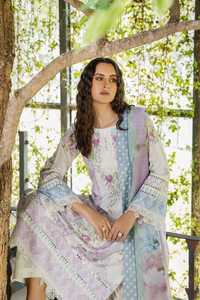 Robes de printemps de haute qualité pour femmes, ensembles 2 et 3 pièces, robes en tissu lawn, grandes tailles, tenues décontractées, autres robes, style pakistanais et punjabi pour femmes - Product Image 3