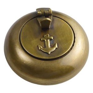 Plateau de fumée de conception de haute finition en laiton arrondi en métal idéal pour la grille de conception de décor de vaisselle - Product Image 5