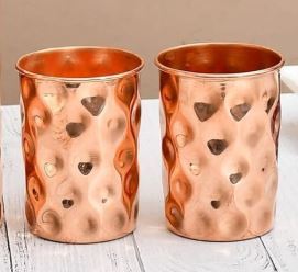 Verres en cuivre, gobelets en métal de qualité supérieure pour l'eau, les jus, les cocktails, durables, réutilisables, pour la cuisine, la salle à manger, le bar - Product Image 6