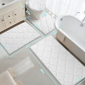 Alfombra de Baño Personalizada de Alta Calidad, Diseño Natural Premium, Absorbente y Antideslizante (Juego de 4), Alfombra de Baño Personalizada al por Mayor - Product Image 3