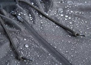 Men's Winter Streetwear <b>Black</b> Hooded Lightweight Waterproof <b>Windbreaker</b> Shorts Elastic Waist Closure Side Pockets 2 1 Design - Product Image 4