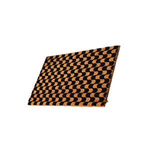 Tapis en fibre de coco avec support en PVC moderne, durable, antidérapant, écologique, lavable, pour intérieur et extérieur - Product Image 1