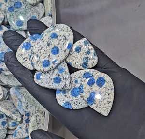 Lot de 1 kg de cabochons en jaspe K2, pierres précieuses naturelles, pierres brutes de haute qualité pour la fabrication de bijoux DIY, vente en gros - Product Image 1