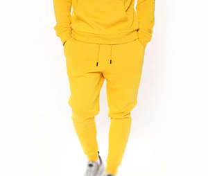 Conjunto Deportivo Informal con Capucha para Hombre, Diseño Personalizado con Logotipo, 100% Algodón, Ropa Deportiva de Invierno, Elástica en Cuatro Direcciones, Ecológica - Product Image 2