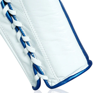 Gants de boxe MMA sportifs pour adultes 2026 avec logo personnalisé, en cuir exquis, antidérapants, avec sangle de poignet réglable et fermeture auto-agrippante étanche - Product Image 2