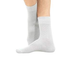 Calcetines de Invierno Personalizados al por Mayor, Unisex, Blancos, Lisos, de Spandex/Nailon, Antibacterianos, Transpirables, con Tejido Acanalado - Product Image 4