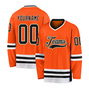 Maillot de hockey sur glace personnalisé de haute qualité en polyester, design gratuit, impression par sublimation, logo brodé, uniforme de hockey sur glace personnalisé - Product Image 5
