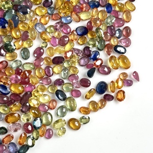 Zafiro Natural Multicolor con Corte Mixto, Colores Excelentes, Brillo Superior, Certificado IGI, para Joyería - Product Image 1