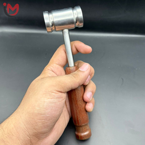 Maillet chirurgical orthopédique en acier inoxydable avec manche en bois, instrument manuel de classe I - Product Image 5