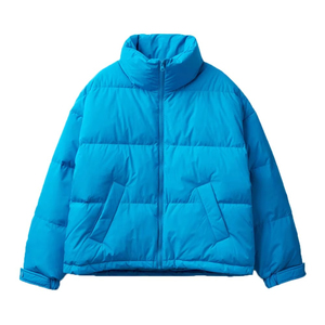 Men's Waterproof Breathable Hooded Running Jacket with Down Filling Cotton Lining Customizable Regular Fit Rivet Design - Product Image 6