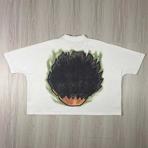 Camiseta Unisex Blanca de Cuello Redondo y Manga Corta, Ecológica, Transpirable, de Corte Regular, de Algodón, Informal, para Todas las Temporadas - Product Image 5