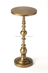 2024 estilo moderno nueva mesa de Metal de lujo tradicional hecha a mano elegante clásico elegante hogar decorativo MESA DE Metal al por mayor - Product Image 4