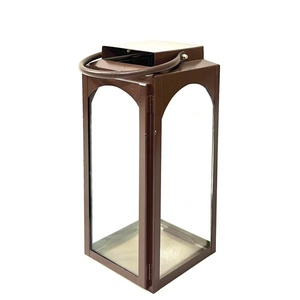 โคมไฟโลหะสีเทาตกแต่งบ้านสไตล์โมเดิร์นสำหรับตกแต่งลานบ้านและสวน ขายส่ง - Product Image 5