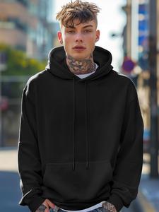 Sudadera con Capucha para Hombre de Algodón Orgánico Certificado GOTS - Product Image 3